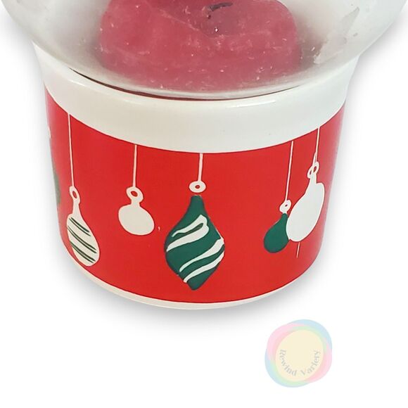 Vintage 1985 Himark Christmas Votive Hurricane Lamps Candle Holders Set of 2 BOX - Picture 6 of 16